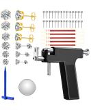 Stainless Steel Ear Piercing Gun Kit with Iodophor Swab - Salon Quality Piercing Tool Set for Nose, Navel, and Ears - Buy Online on GoSupps.com