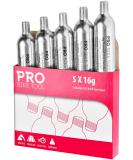 Threaded CO2 Cartridges - for All CO2 Bike Tire Inflators with Threaded Connection - Quick Air Refill for Bicycle Tires - Cartridge for CO2 Pump - Road or MTB Bikes. 16g Threaded 5 Pack - Buy Online on GoSupps.com