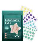 112 Counts Star-Shaped Pimple Patches - Hydrocolloid Acne Stickers for All Skin Types - Effective Pimple Patch Set - Buy Online on GoSupps.com