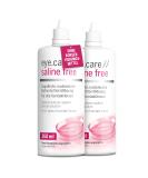 Eye.care pH-neutral saline solution for contact lenses-without preservatives-2-pack Isotonic saline free solution for hard and soft contact lenses in sensitive eyes 720 ml - Buy Online on GoSupps.com