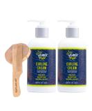 YOUNG KING HAIR CARE Curling Cream 8 Oz - Kids Curl Cream with Marshmallow Root & Shea Butter Moisturizing & Defining No Sulfates/Parabens Includes Wooden Comb - International Shipping Available - Buy Online on GoSupps.com