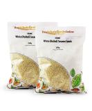 Organic White (Hulled) Sesame Seeds 500g (BWFO) - Buy Online on GoSupps.com