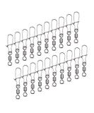 AMZFISHING 20x Fast-Lock Fishing Vertebrae Set | Premium Carabiner & Spine Accessories for Fishing | Best Fishing Gear & Accessories - Buy Online on GoSupps.com