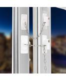 2x Adjustable Cabinet Lock without Drilling - Keyed Refrigerator Sliding Door & Window Locks | Child & Pet Safety - White - Buy Online on GoSupps.com