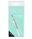 Elegant Touch Slant Tip Tweezers - Precision Beauty Tool for Perfect Eyebrows - Buy Online on GoSupps.com