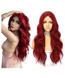 Red Tip Wavy Synthetic Wig for Women | 24-Inch 13x3 Long Wig - Shop Now! - Buy Online on GoSupps.com