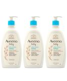 Aveeno Baby Daily Moisture Lotion 54.0 Fl Oz (Pack of 3) | Colloidal Oatmeal & Dimethicone Formula - Buy Online on GoSupps.com