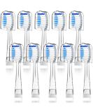 Buy Seago SG513/SG977/SGEK6/DT-K6 Electric Toothbrush Replacement Brush Heads - 10 Pack for Kids (Blue Medium) - International Shipping Available - Buy Online on GoSupps.com