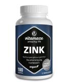 Buy Zinc Tablets 25 mg - High Dose Vegan Supplements (50 mg/tablet) - 12 Months Supply - Natural & Additive-Free - Made in Germany - Buy Online on GoSupps.com