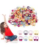 Shop Mufekum 130 Colorful Hair Ties for Girls - Candy Colored Elastic Hair Straps & Accessories for Kids - Buy Online on GoSupps.com