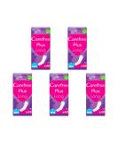 Carefree Slip Performances Plus Long Panty Liners - 5 x 40 Pieces Super Absorbent & Light Fragrance Extra Long Protection for Maximum Comfort - Buy Online on GoSupps.com