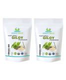 Herbal Magic's Pure & Natural Giloy Powder for Super Smoothies Shakes soups - Premium Quality Powder - Free from Fillers & Preservatives - 200g - Buy Online on GoSupps.com