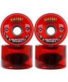 Bigfoot Longboard Wheels 76mm 80A SHR Mountain Cruisers Translucent Red - Buy Online on GoSupps.com