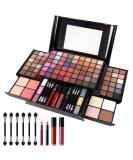 All-in-One Professional Makeup Kit - Eyeshadow Palette Blushes Highlighter & Brushes - Perfect Christmas Gift for Women & Girls - International Shipping Available - Buy Online on GoSupps.com
