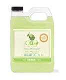 Fruits & Passion Cucina Lime Zest and Cypress Tree Liquid Hand Soap Refill - 33.8 fl oz | Vegan, Cruelty-Free, All Natural Moisturizing Kitchen Hand Wash - Buy Online on GoSupps.com