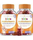 Kids Multivitamin Gummies | Multivitamin for Kids | 120 Gummy Vitamins for Kids (2 Pack) | Sugar Free Kids Vitamins Gummy Multivitamin | Vegan & Non-GMO | Strawberry Passionfruit Peach & Cherry Kids 2 Pack - Buy Online on GoSupps.com