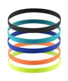 Avodova sports bands for children 5 pieces elastic slip -resistant fine hair band for boys and girls rip of hair for boys football jogging cycling fitness - Buy Online on GoSupps.com