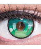 Meralens colored contact lenses anime arc 3 green crazy fun green annual lenses 1 pair with free lentil tank - top quality for carnival carnival Halloween cosplay 2023 0.0 dioptries 8.6 millimeters 14.00 millimeters 2.0 - Buy Online on GoSupps.com