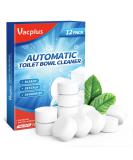 Vacplus Toilet Bowl Cleaner Tablets 12 PACK, Automatic Toilet Bowl Cleaners with Bleach, Durable Toilet Tank Cleaners with Sustained-Release Technology, Household Toilet Cleaners with Easy Operation 12 Count (Pack of 1) - Buy Online on GoSupps.com