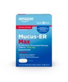 Amazon Basic Care Guaifenesin 1200mg Extended-Release Tablets - 42 Count Pack - Chest Congestion and Mucus Relief - Max Strength Formula - Buy Online on GoSupps.com