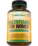 Women's Multivitamin Supplement with Vitamins A,C,D,E & B Complex | Immune & Female Support + Antioxidant & Natural Energizers | Non-GMO & Gluten Free | Made in USA - 60 Caps - Buy Online on GoSupps.com