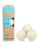Buy Organic XL Wool Dryer Balls - Reusable Anti-Static Natural Fabric Softener | Hypoallergenic & Pet Hair Catcher | Eco-Friendly Laundry Solution - Buy Online on GoSupps.com