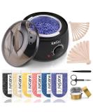 KeShi Waxing Kit with Wax Warmer & 6 Bags Hard Wax Beans - Hair Removal for Women Men - Ideal for Legs, Face, Eyebrows, Bikini - Brazilian Waxing at Home - Buy Online on GoSupps.com