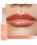 Oulac 2-in-1 Shimmering Lipstick & Lip Balm | Coral Juicy Lip Care | Hydrated Shiny Finish for Dry Lips | Vegan | Utopia S05 S5 - Buy Online on GoSupps.com