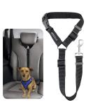 BWOGUE Pet Seat Belt with Adjustable Safety Harness - Black - Buy Online on GoSupps.com
