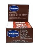 Buy Vaseline Lip Balm Cocoa - 12 Pack Box | Moisturizing & Nourishing | International Shipping Available - Buy Online on GoSupps.com