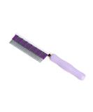 Small Pet Select Hair Buster Comb for Dogs, Cats, and Rabbits, Metal Fur Detangler and Grooming Tool for Small Pets and Animals, with Removable Rubber Tine Sleeve - Buy Online on GoSupps.com