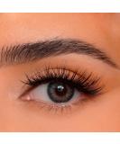 Beautyu Natural Color Lenses - Soft Colored Contact Lenses (Misty Blue) with Case & Tweezers | International Shipping Available - Buy Online on GoSupps.com