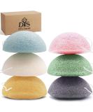 Of course konjac sponge 6er set facial sponge facial sponge facial facial facial peeling facial cleaning activated carbon turmeric aloe vera for all skin types - Buy Online on GoSupps.com