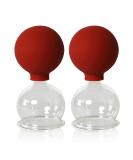 Lauschaer glass cupping glasses with ball 2 pieces 50 mm for professional medicine fireless cupping cupping glass cupping glasses - Buy Online on GoSupps.com