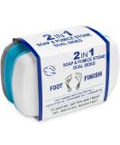 2-in-1 Athlete's Foot Treatment: Pumice Stone & Tea Tree Oil Foot Soap for Itchy & Stinky Feet - Men's Callus & Dead Skin Remover - Buy Online on GoSupps.com