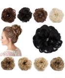 Scrunchie Hairpiece Bun | Wavy Messy Bun & Ponytail Hair Extension - International Shipping - Buy Online on GoSupps.com