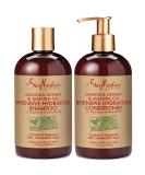 Shea Moisture Manuka Honey & Mafura Oil Shampoo and Conditioner Set - Hydrate, Replenish, and Deep Condition - 13 Fl Oz Ea - Buy Online on GoSupps.com