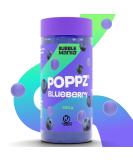 POPPZ Popping Boba Fruit Pearls for Bubble Tea - Fruit Bursting Tapioca Pearls by Bubble Mania | 450g (Blueberry) Blueberry 450 g (Pack of 1) - Buy Online on GoSupps.com