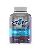 One A Day Men's 50+ Gummies Advanced Multivitamin with Brain and Immunity Support - 110 Count - Buy Online on GoSupps.com