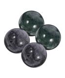 Ciyodo Hand Training Set - 4 Baoding Sound Balls for Hand Massage & Muscle Relaxation - Traditional Chinese Yoga Practice - Green Black Marble - Buy Online on GoSupps.com