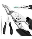 Ingrown Toenail Clippers (Upgrade), Steel Nail Clippers for Professional Podiatrist, Unique Long Handle Curved Blade Tool for Thick & Ingrown Nails, Suitable for Men, Women and Elderly-XIORRY - Buy Online on GoSupps.com