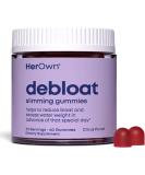her own Debloat Gummy  Bloating and Gas Relief  Helps Reduce Water Retention  Supports Energy  with Apple Cider Vinegar and Dandelion  Gluten and Soy Free  Vegan  60 Gummies  60 Servings - Buy Online on GoSupps.com