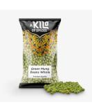 Green Mung Beans Whole 1kg - High Protein & Easily Digestible Lentils for Sprouting | Moong Beans 1 Kg Pack - Buy Online on GoSupps.com