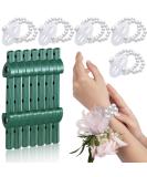 Floral Boutonniere Magnets & Elastic Pearl Wristlets - Wedding & Prom Corsage Accessories - Buy Online on GoSupps.com