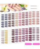 20 Sheets Nail Polish Stickers - Kalolary Full Wraps & Nail Files | Self-Adhesive Gel Nail Strips for Women & Girls - Fast International Shipping - Buy Online on GoSupps.com