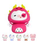 Mewaii 8'' Cow Mushroom Pillow Plush Toy (Dragon Fruit Headgear) - Cuddly 8 Inch Stuffed Animal for Kids - Buy Online on GoSupps.com