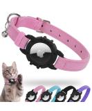 Apple Airtag Cat Neck Band | Light Tracker for Kittens & Puppies | Adjustable 9-13 inch (Rose) - Buy Online on GoSupps.com