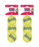 KONG Air THREE Small Breed Squeaker Tennis Balls - Medium Pack of 2 for Dogs | Durable & Fun International Shipping - Buy Online on GoSupps.com
