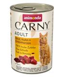 Buy Animonda Carny Adult Cat Food - Wet Beef Chicken & Duck Heart (6 x 400g) | Premium International Shipping - Buy Online on GoSupps.com