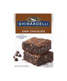 Ghirardelli Dark Chocolate Brownie Mix - 20-Ounce Boxes (Pack of 4) | International Shipping Available - Buy Online on GoSupps.com